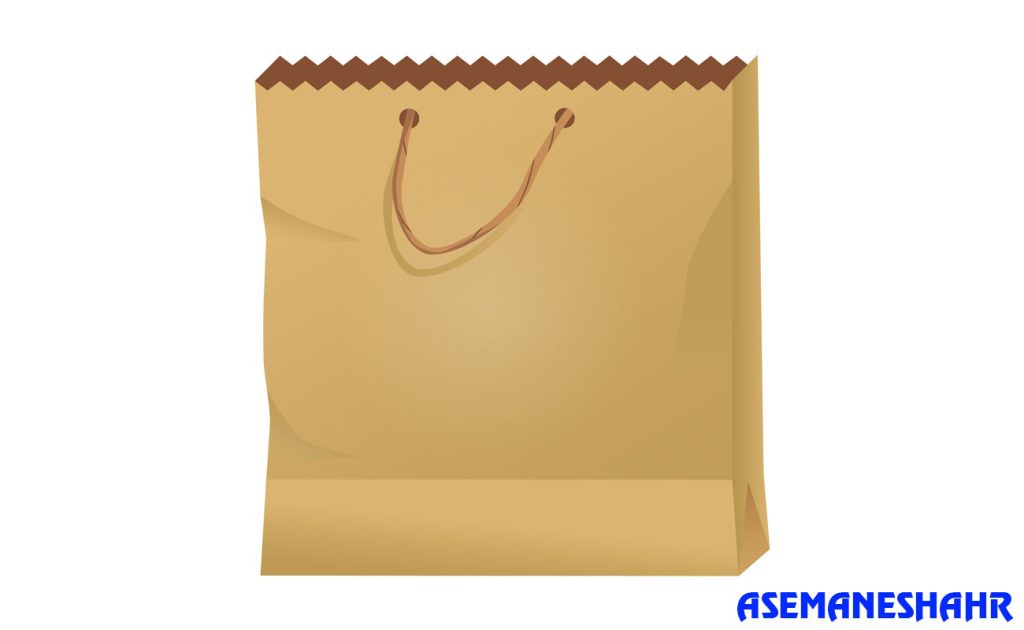 ساک دستی کاغذی کرافت با دسته طنابی | انتخابی ساده و پایدار برای بسته‌ بندی هدایا و خریدهای دوست‌دار محیط زیست.