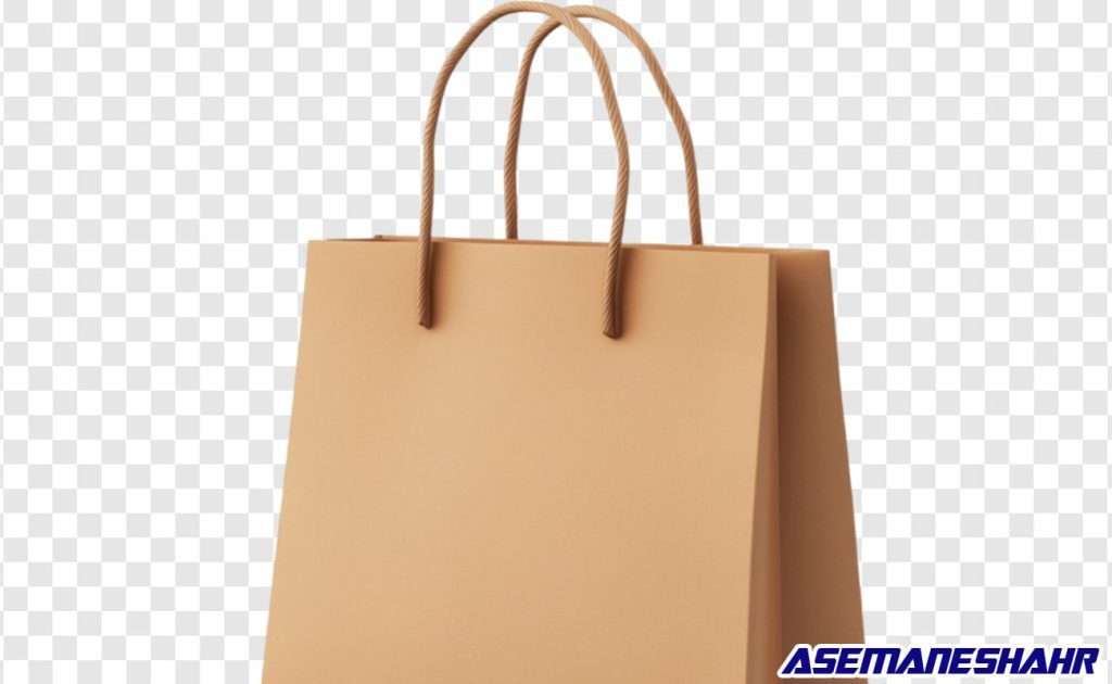 ساک هدیه کرم ساده با دسته طنابی مقاوم | مناسب بسته‌ بندی کادوهای شیک و رسمی با استایل مدرن.