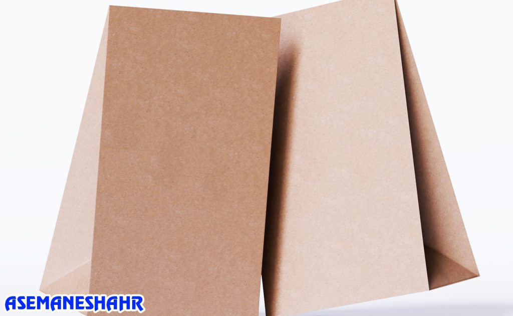 ساک‌ های کاغذی کرافت با طراحی ساده و مدرن | مناسب برای بسته‌ بندی کالا و هدیه در فروشگاه‌ ها با پس‌ زمینه سفید.