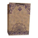 ساک دستی کرافت با طرح نقوش اسلیمی و نقش و نگار شرقی.