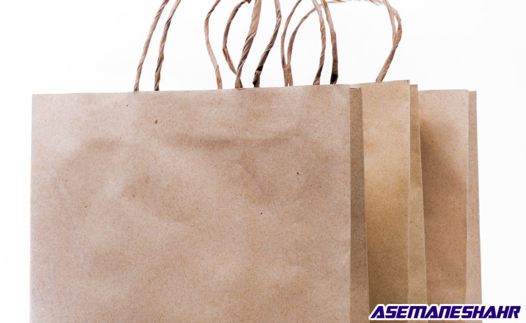 پاکت هدیه کرافت با دسته کنفی، طراحی ساده و شیک | مناسب کادوهای خاص.