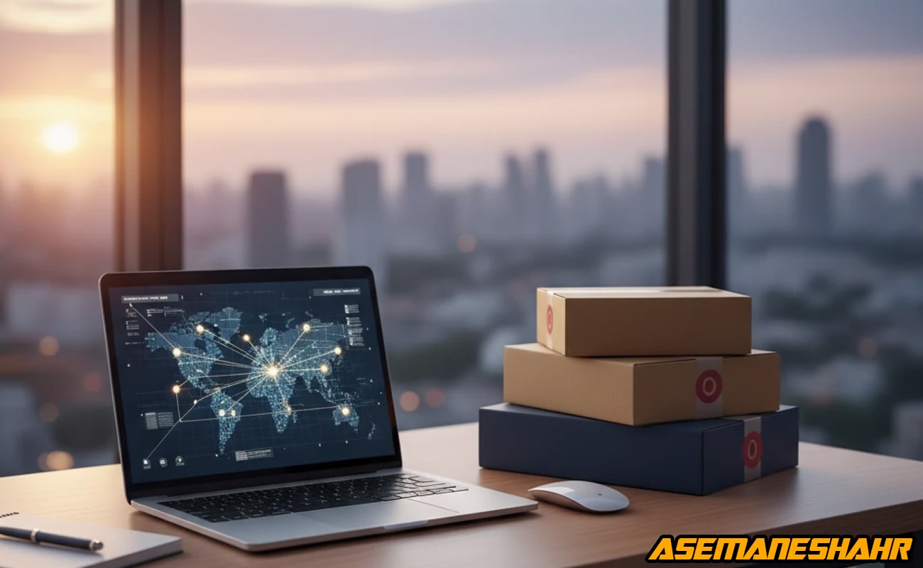 مدیریت هوشمند لجستیک و توزیع کالا با ردیابی دیجیتال سفارش‌ ها.